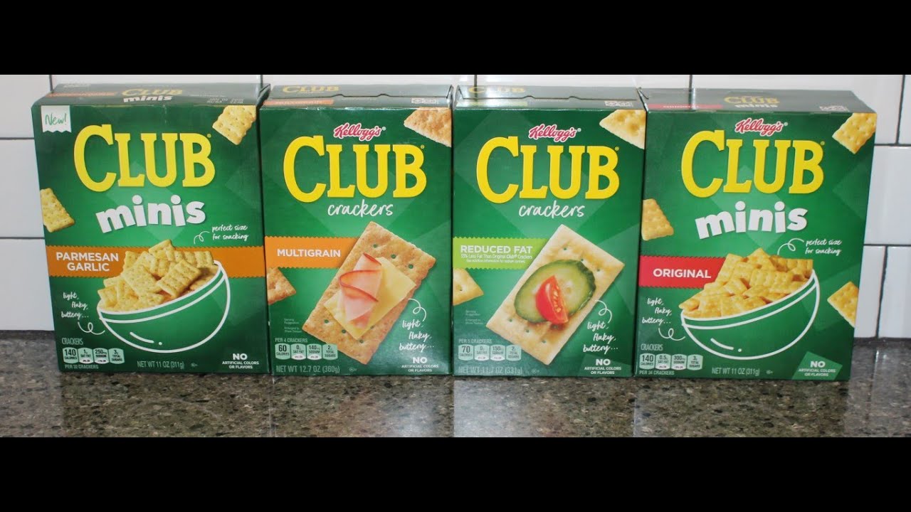 Club Crackers: Parmesan Garlic Minis, Multigrain, Reduced Fat & Original Minis Review