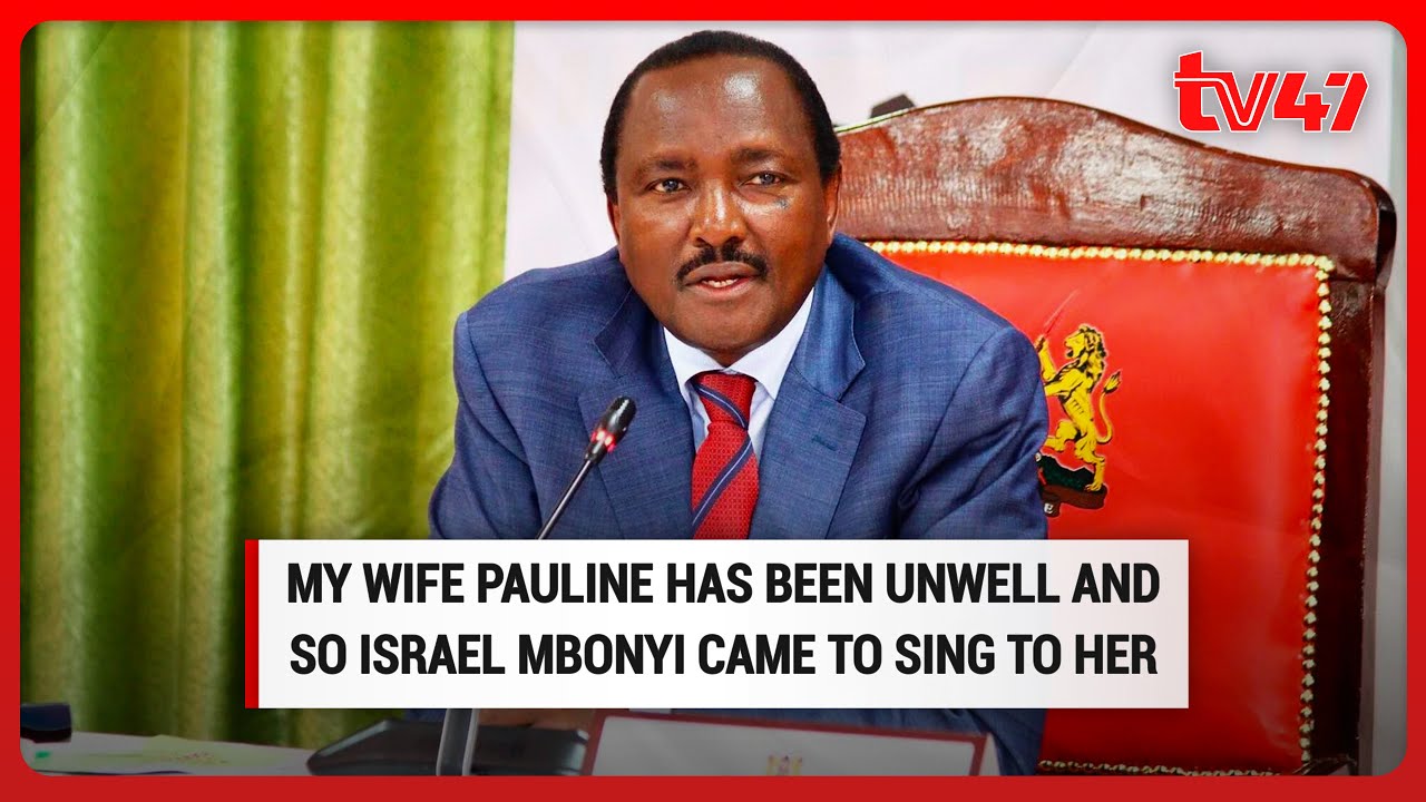 My wife Pauline has been unwell and so Israel Mbonyi came to sing to her: Kalonzo Musyoka