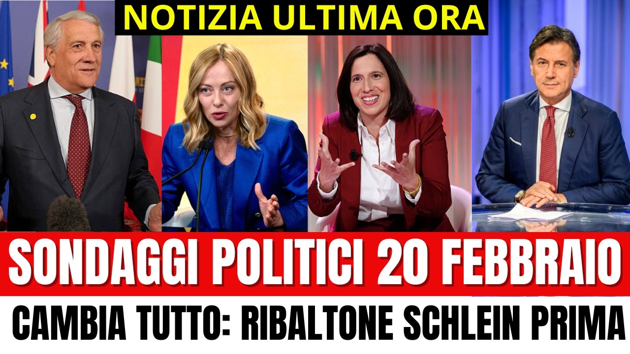 ULTIMO MINUTO: SONDAGGI POLITICI ATTENZIONE oggi numeri SHOCK per alcuni partiti.. chi vince oggi?