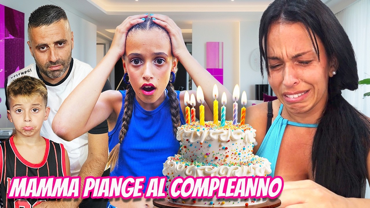 MIA MAMMA PIANGE PER IL SUO COMPLEANNO! MARTY GRANDE E GABRIELE LE FANNO UNA SORPRESA! DREAM FAMILY