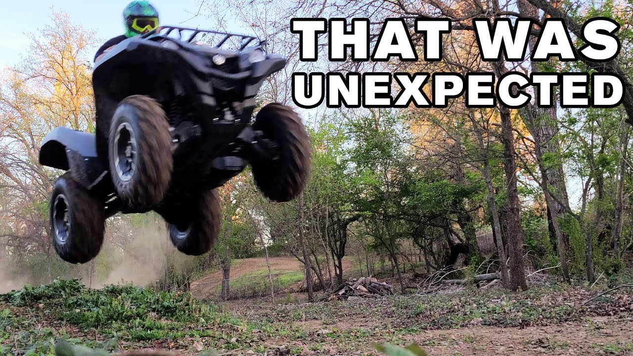 I Was Not Expecting THIS on the First Ride With My Stock Yamaha Grizzly Farm Quad
