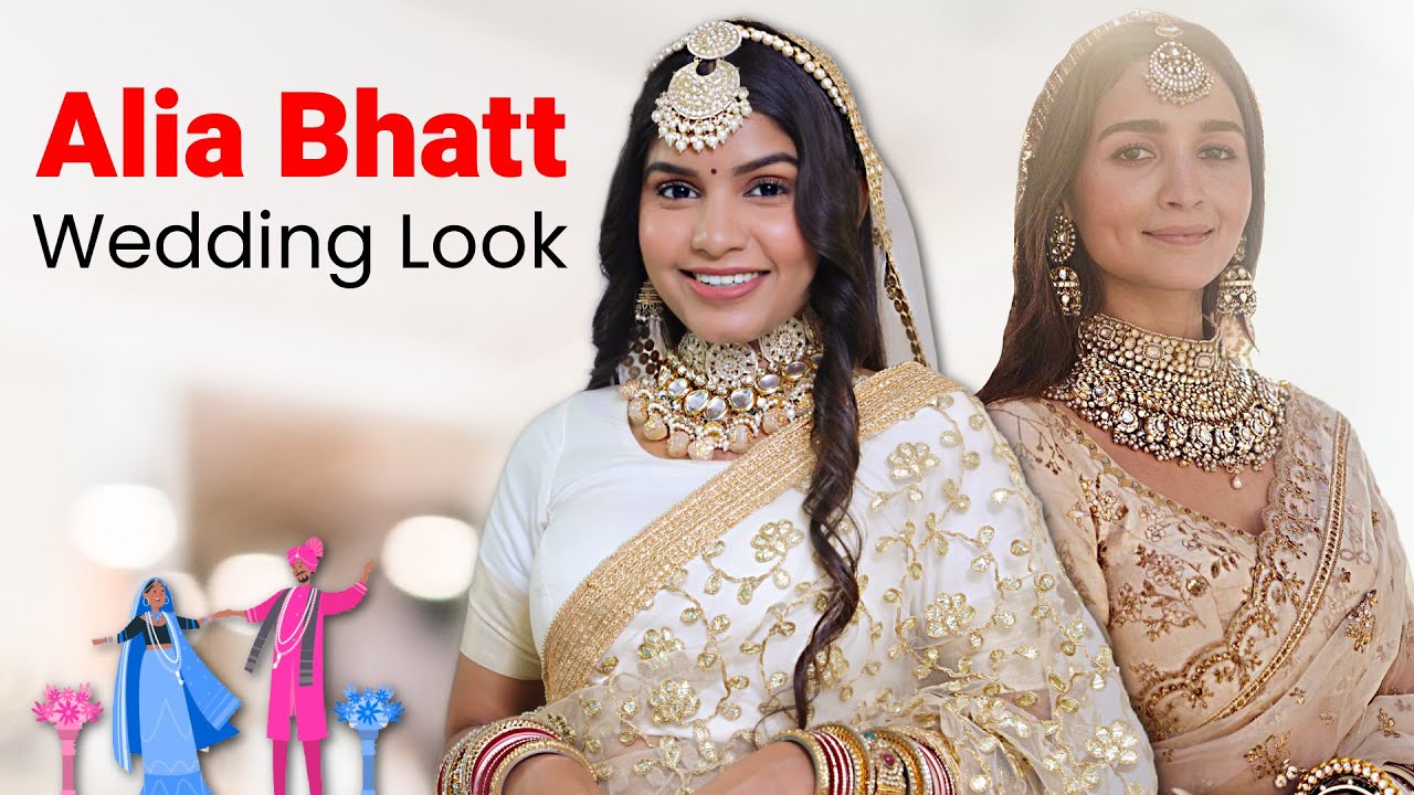I Recreated Alia Bhatt’s Wedding Look In Budget - Fashion, Tips & Tricks | DIY Queen