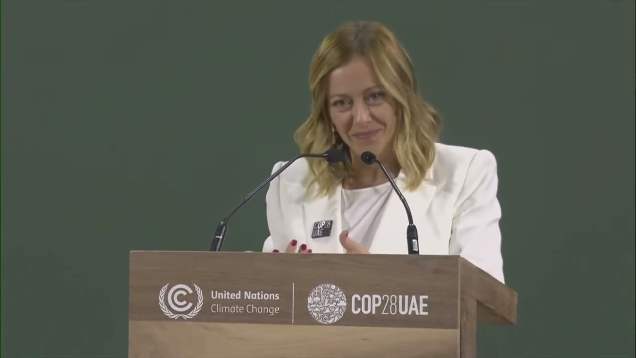 COP 28, intervento del Presidente Giorgia Meloni al Leaders’ Event (English)