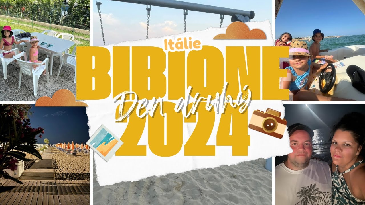 Bibione 2024 🏖️ Den 2 | Slunce, moře a šlapadlo ☀️🌊