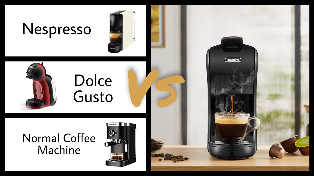 Nespresso, Dolce Gusto, Normal Coffee Machine, or Hibrew 4in1?!
