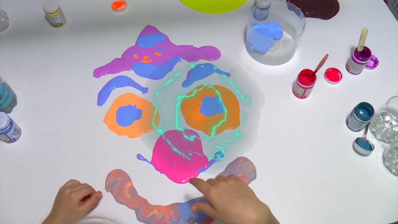 Slime fluorescent Слайм флуоресцентный неоновый Slime