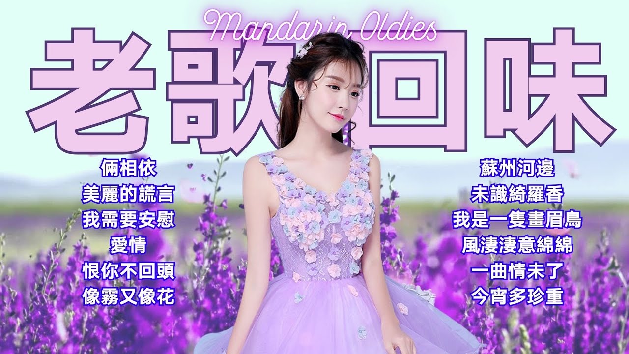 【老歌回味】倆相依丨美麗的謊言丨我需要安慰丨愛情丨恨你不回頭丨像霧又像花丨蘇州河邊丨未識綺羅香丨我是一隻畫眉鳥丨風淒淒意綿丨一曲情未了Mandarin Oldies (歌詞版)