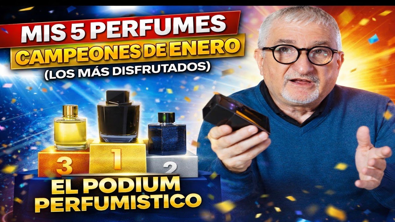 MIS 5 PERFUMES CAMPEONES DE ENERO❄️😮(LOS MAS DISFRUTADOS) 😍¡EL PODIUM PERFUMISTICO!🥇🥈🥉