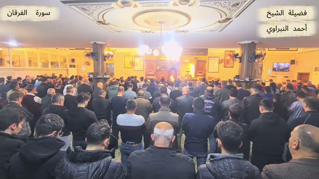 سورة الفرقان فضيلة الشيخ #احمد_النبراوي #قرآن مسجد حاتم الحوتري