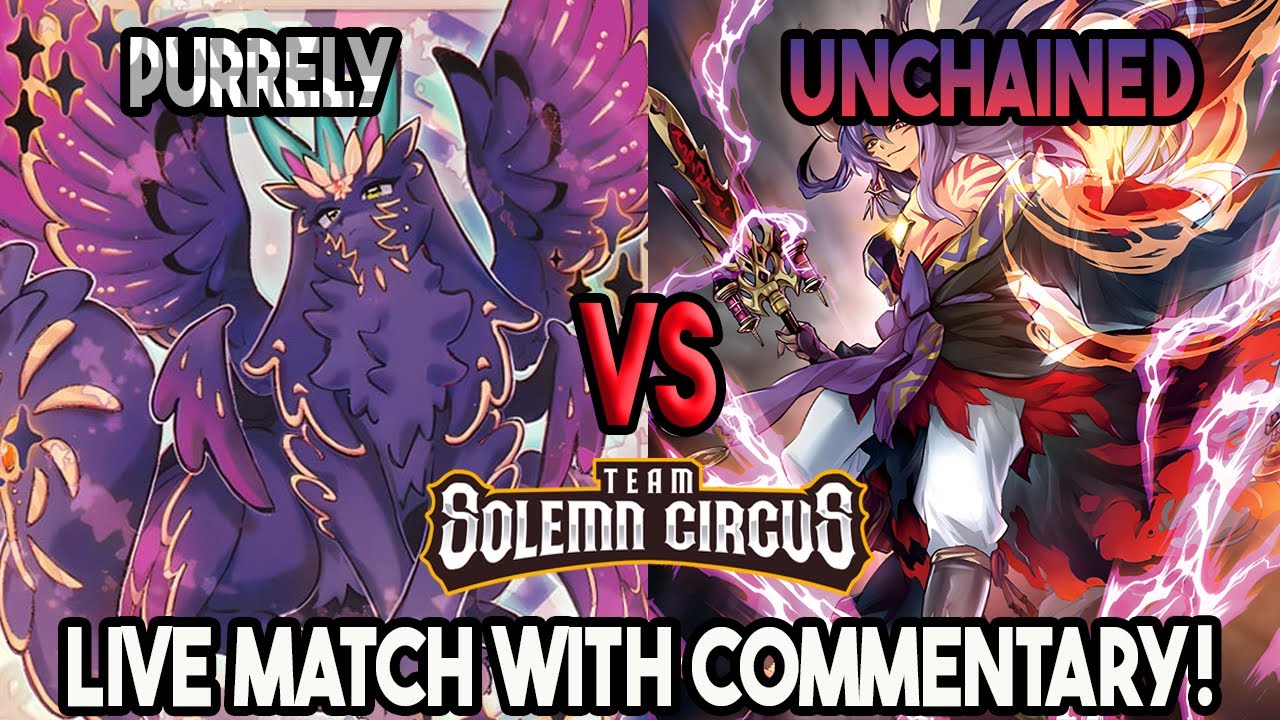 Purrely VS Unchained : Yu-Gi-Oh! Locals Feature Match | Live Duel