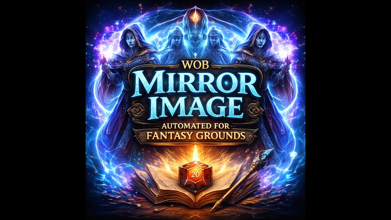 🪞 WOB: Mirror Image – Fully Automated for Fantasy Grounds Unity (5E 2024 Ruleset) 🪞