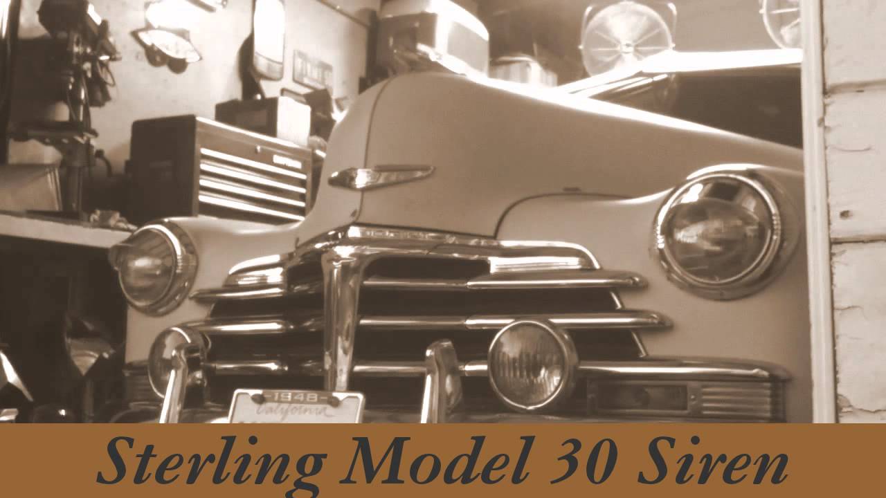 Sterling Model 30 Siren (12 Volt, Non-Coaster)