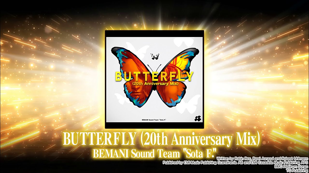 【DDR A20】BUTTERFLY (20th Anniversary Mix) / BEMANI Sound Team 