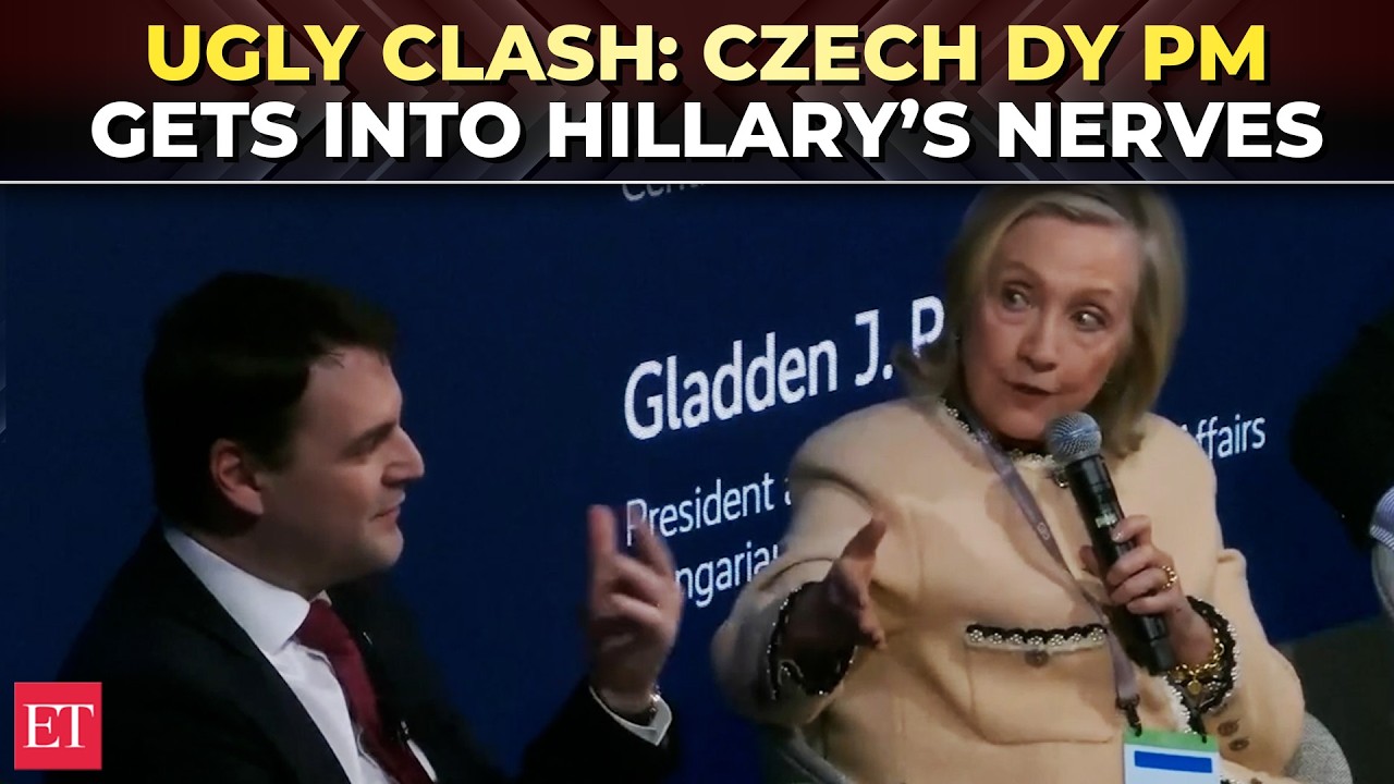 ‘Don’t be nervous’: Czech Dy PM grills Hillary over Trump; Clinton fires back with epic one-liner