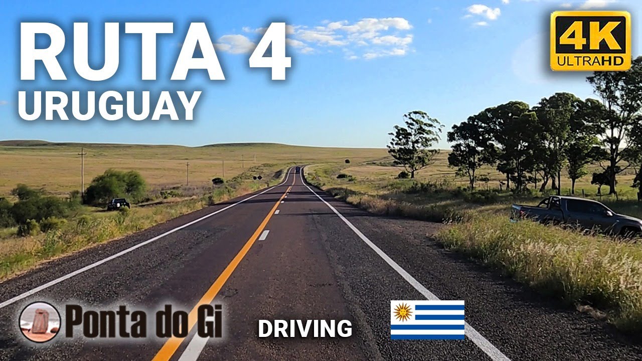 RUTA 4 saliendo de ARTIGAS - URUGUAY - 2024 #driving TOUR virtual