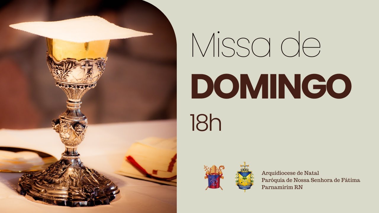 Missa do  1º Domingo da Quaresma  22.02.2026 18h