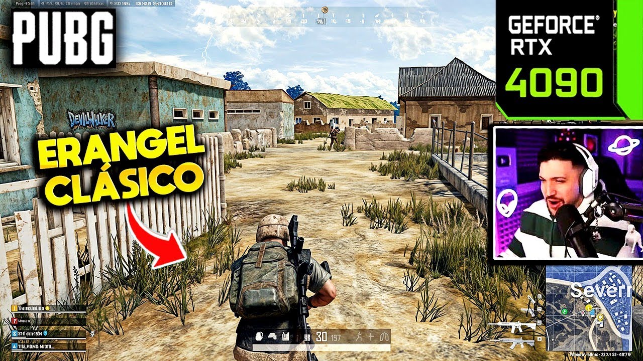 PUBG pero el ERANGEL CLÁSICO esta INCREIBLE 😨 RTX 4090 24gb ( GRAFICOS EN ULTRA y AL MAXIMO )
