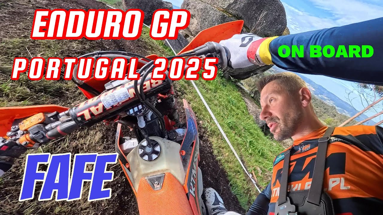 ENDURO GP PORTUGAL 2025 DAY 2 | ON BOARD ŁUKASZ KUROWSKI | ENDURO GP 2025 FAFE | ENDURO FAFE | VLOG