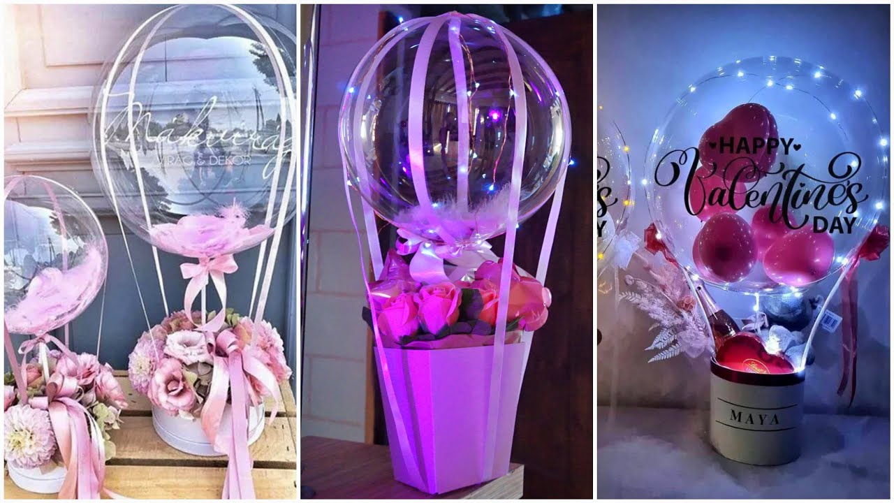 Букет РОЗ своими руками, подарок к 14 февраля и 8 марта, Шар Баблс, flower balloon bouquet DIY