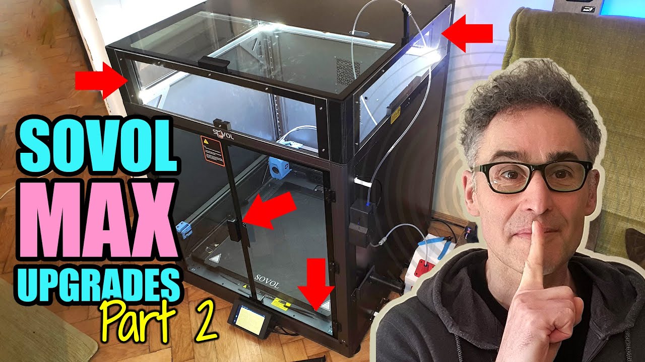 SV08 MAX quiet fan, tophat, lighting, enclosure sealing – Making it even better: Part 2