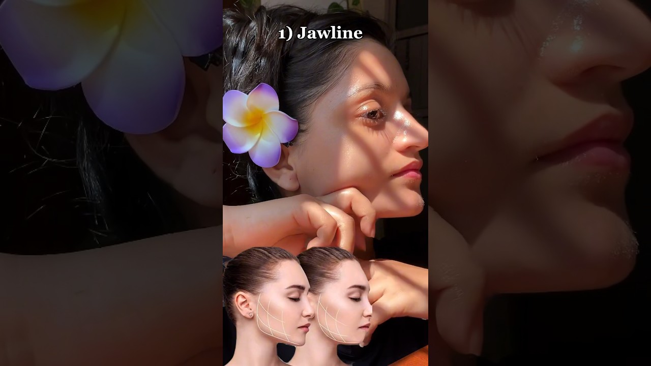 1 Min Facial Massage For More Youthful Glow🦋