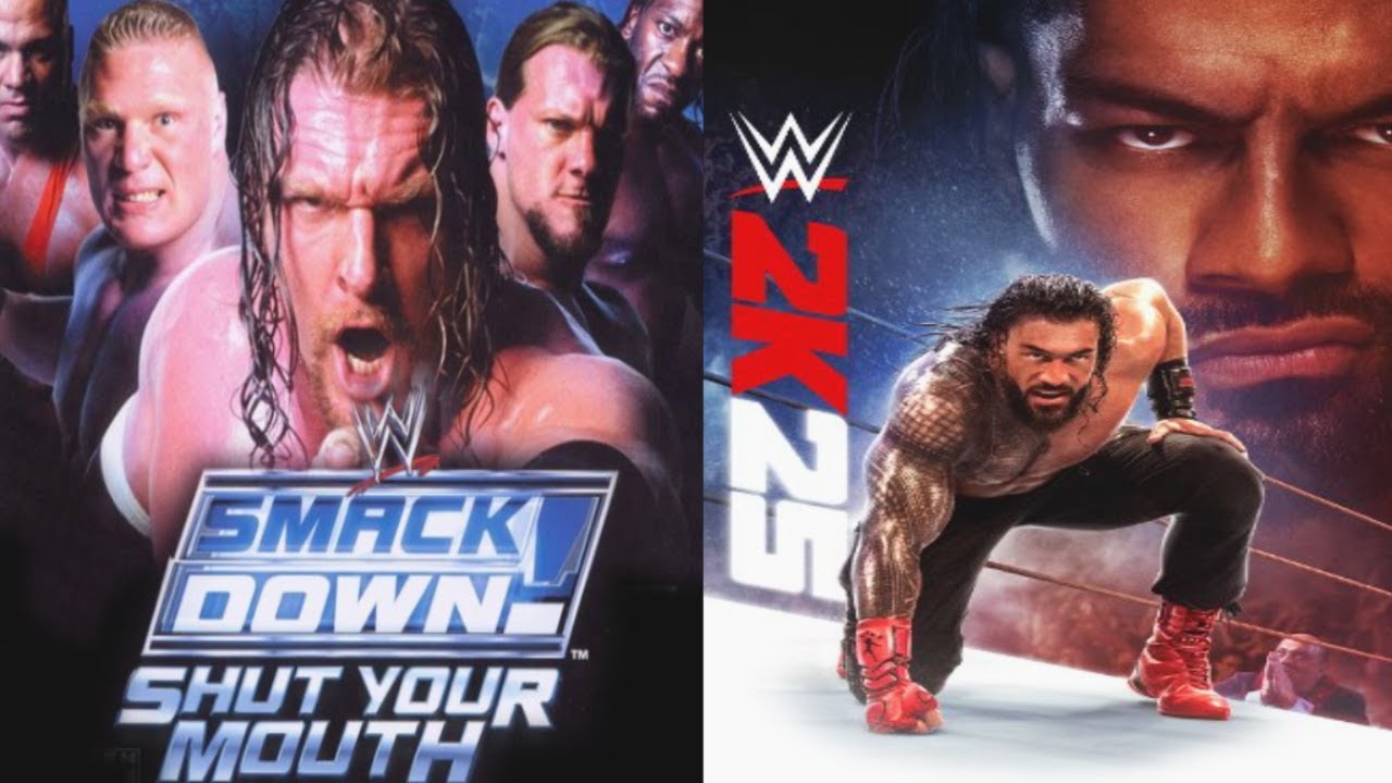 SMACKDOWN! SHUT YOUR MOUTH VS WWE 2K25 Entrance Comparison