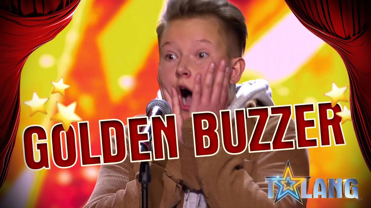 Elwin Heikkinen sjunger sig till en Golden buzzer i Talang 2021