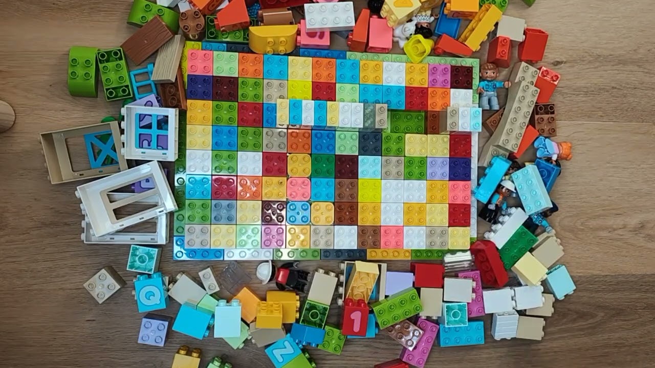 ASMR Lego Duplo – Gentle Hands Taking Apart a Colorful Build | Relaxing Brick Sounds
