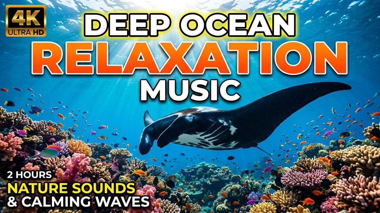 Tranquil Ocean Drift 🌅 • Soothing Relaxation Music for Sleep 😌 • Soft Wave Echoes 🌊
