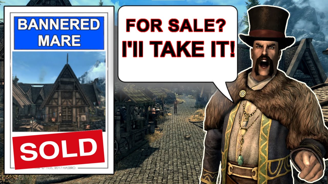 I Turn Skyrim into Monopoly and BUY EVERYTHING