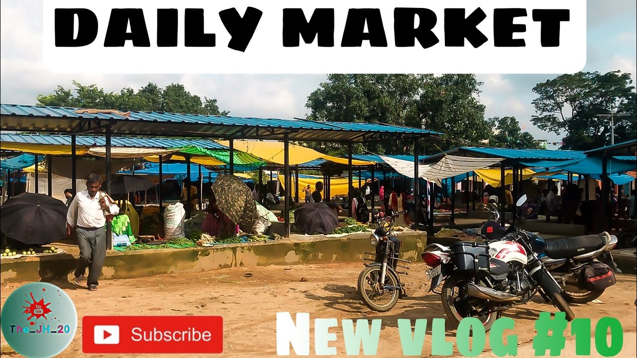 DAILY MARKET SIMDEGA🌆 || DAILY VLOG || #vlog #10 || #simdega #dailyvlog @the_jh_2098