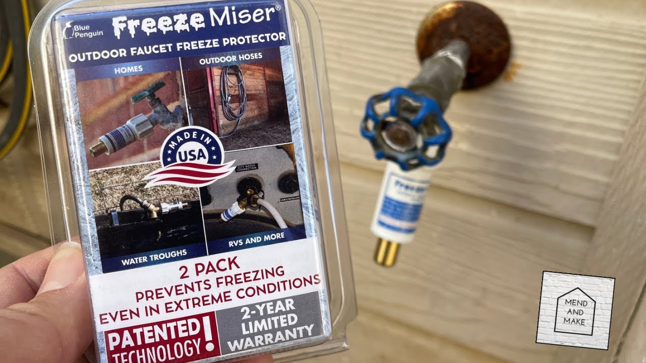 Защитный чехол от замерзания для наружного крана Freeze Miser