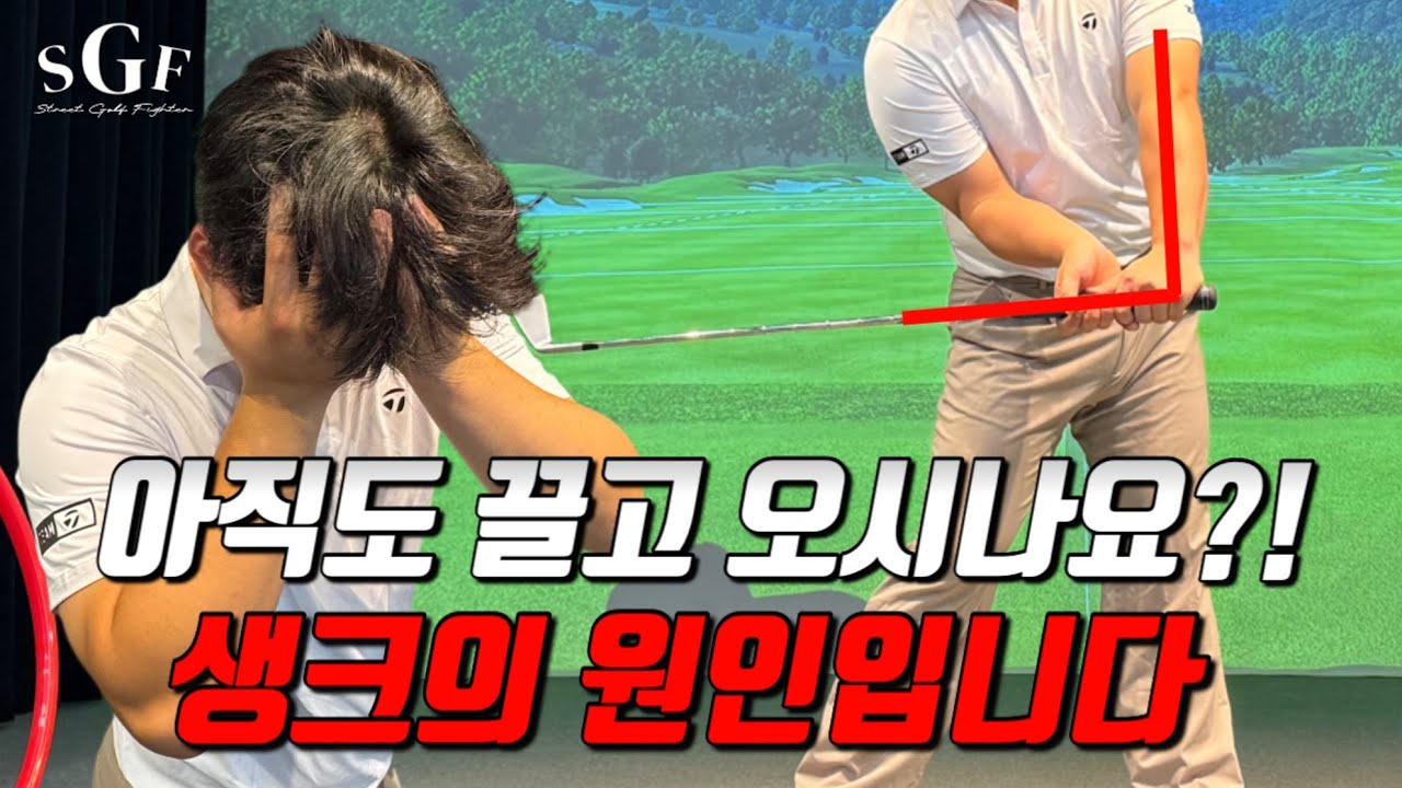 [골프레슨] 아이언 생크병 환자들을 위한 영상