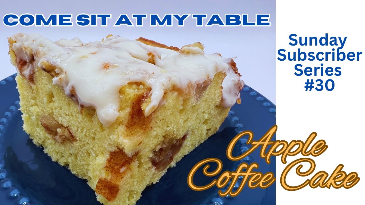 Apple Coffee Cake - A nice way to start your day; or a pleasant afternoon or evening snack!