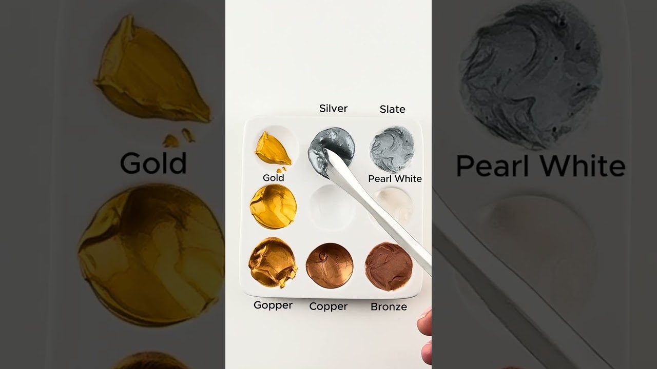 Watch These Metallic Paints Create Pure Magic!