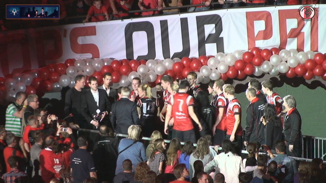 Huldiging DOS46 na behalen landskampioenschap zaal 2014