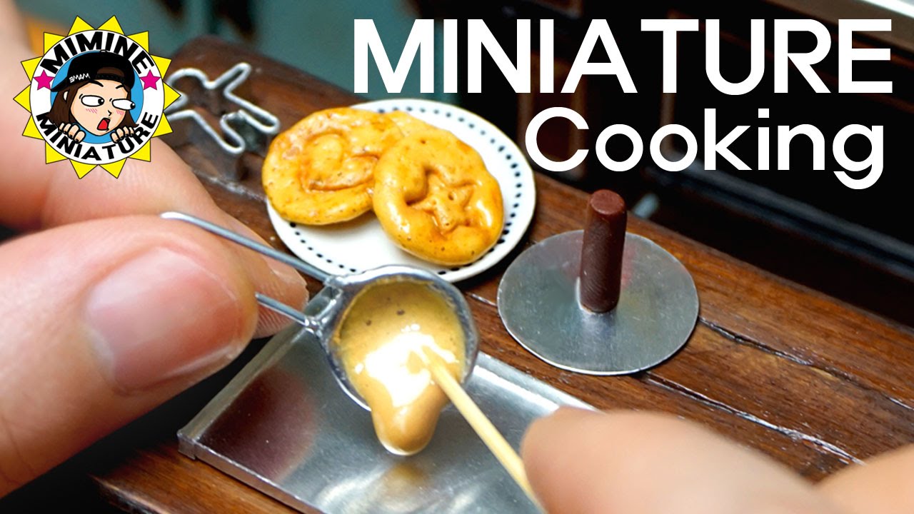 미니어쳐 진짜요리!! 달고나 만들기^ㅁ^ Miniature - Dalgona:sweet sugar snack