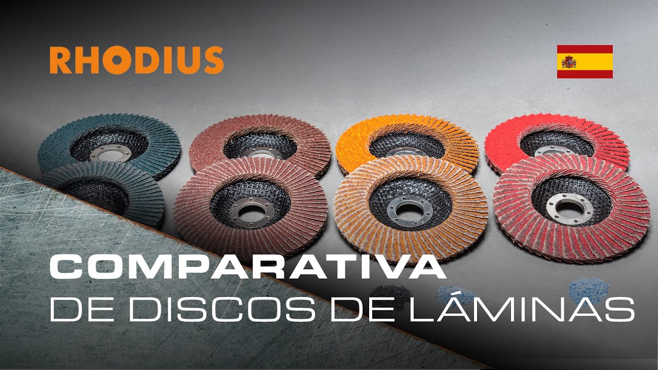 Discos abrasivos de l&aacute;minas: Comparativa del efecto de desgaste