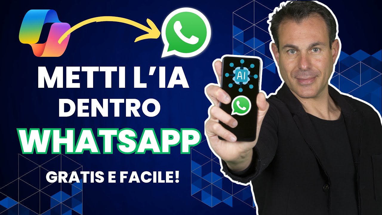 Come usare l'IA dentro WHATSAPP grazie a Copilot!