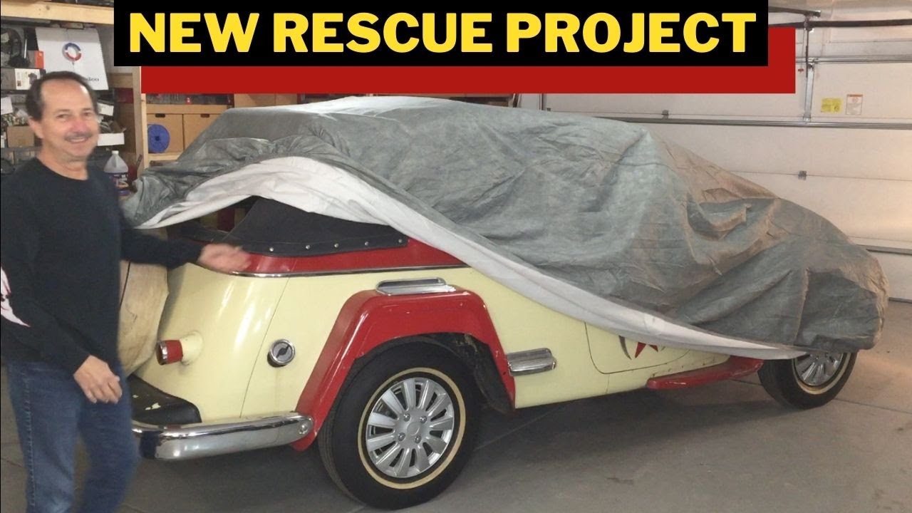 New Barn Find Rescue Project. 1950 Willys Jeepster Shriners Parade Car from the 1970's.