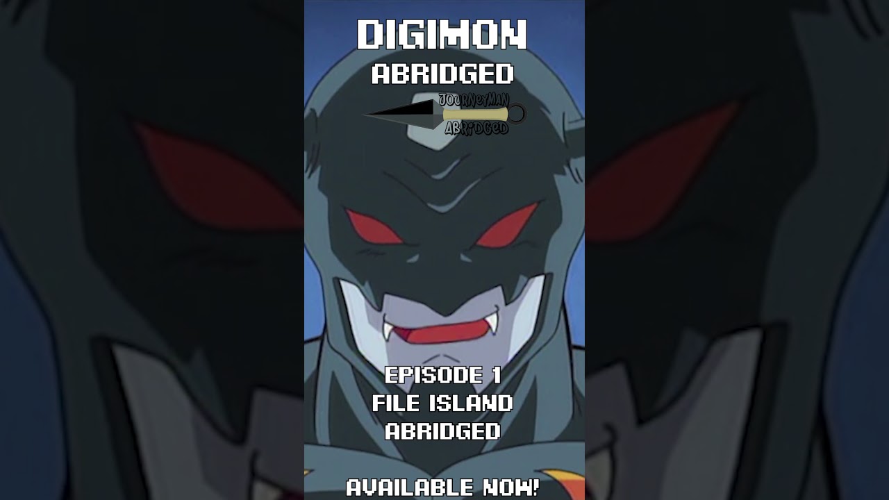 Devimon separates the DigiDestined on File Island! | Journeyman Abridged #Shorts