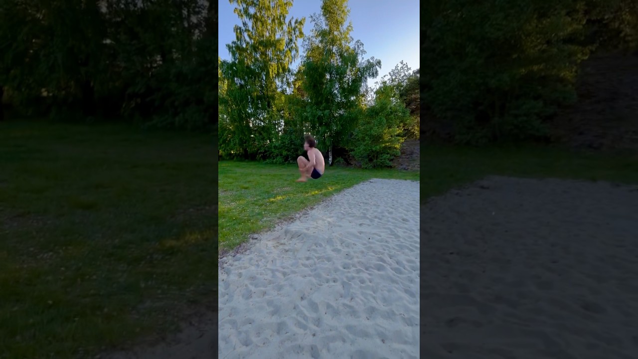 Standing Double Backflip On ground⁉️ #flippingfeed #flip #flips #parkour #freerunning #extreme