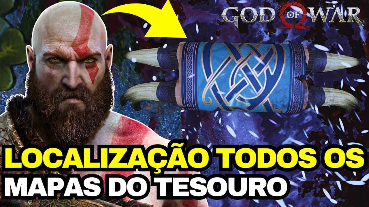 GOD OF WAR &ndash; ALL TREASURE MAPS LOCATIONS &ndash; Treasure Hunter Trophy (Definitive Guide)