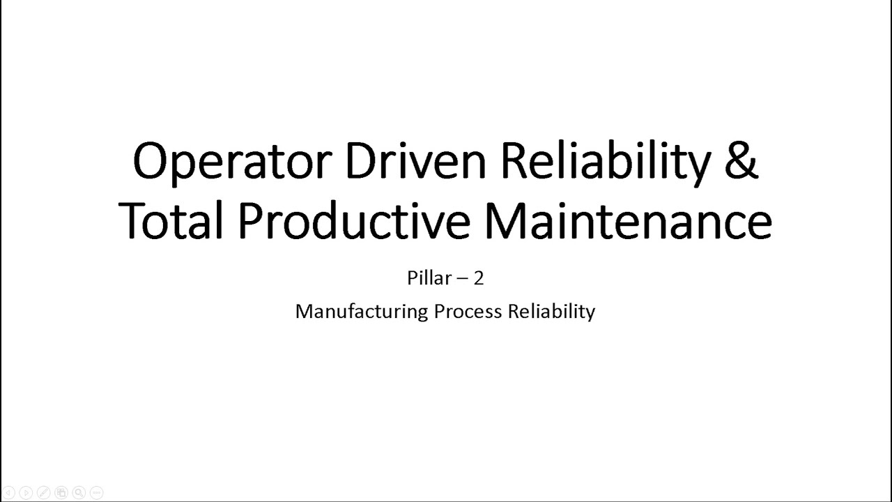 CMRP Exam Prep : Operator-Driven Reliability & TPM Explained + 10 MCQs