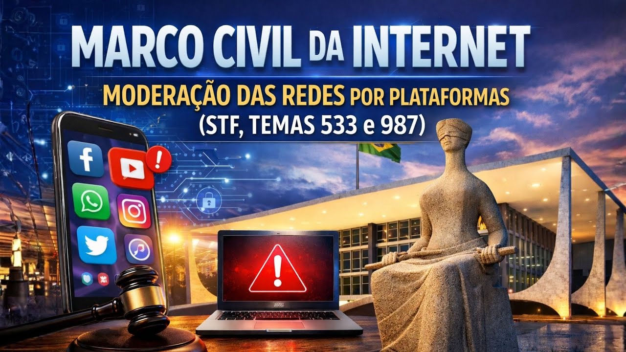Marco Civil da Internet x Moderação das Redes ⚖️ STF, Temas 533 e 987