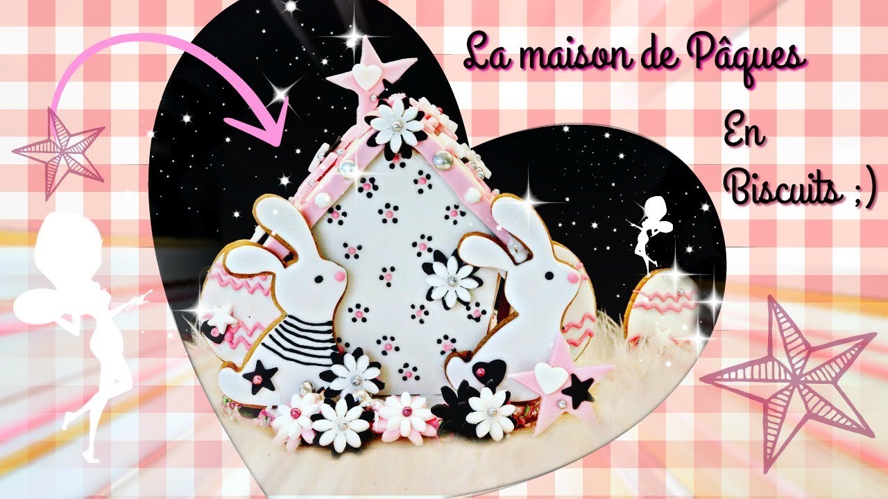 🐰LA MAISON DE LAPINS EN BISCUITS - RECETTE DE PÂQUES🐰