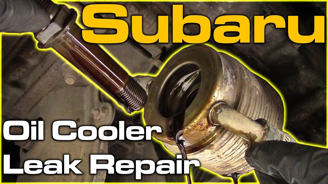 Subaru Oil Cooler Leak Repair