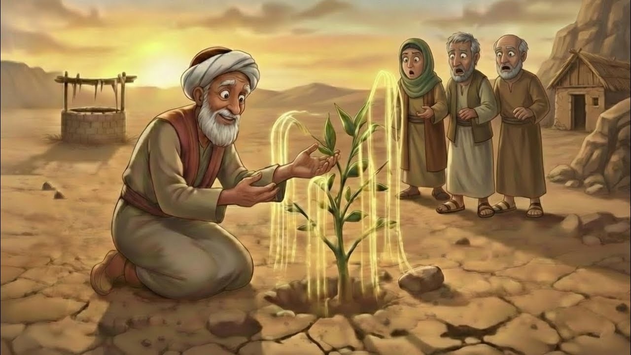 #قصة_العجوز_الفقير الذي زرع الشوك في الرمال وسقاه بماء مالح فكانت النهاية صادمة وملهمة للجميع