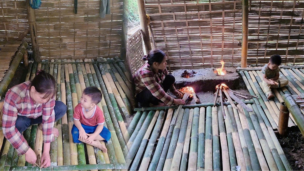 Full Video: 400 Days of a Single Mother's Solo Journey Building a Bamboo House in a New Land