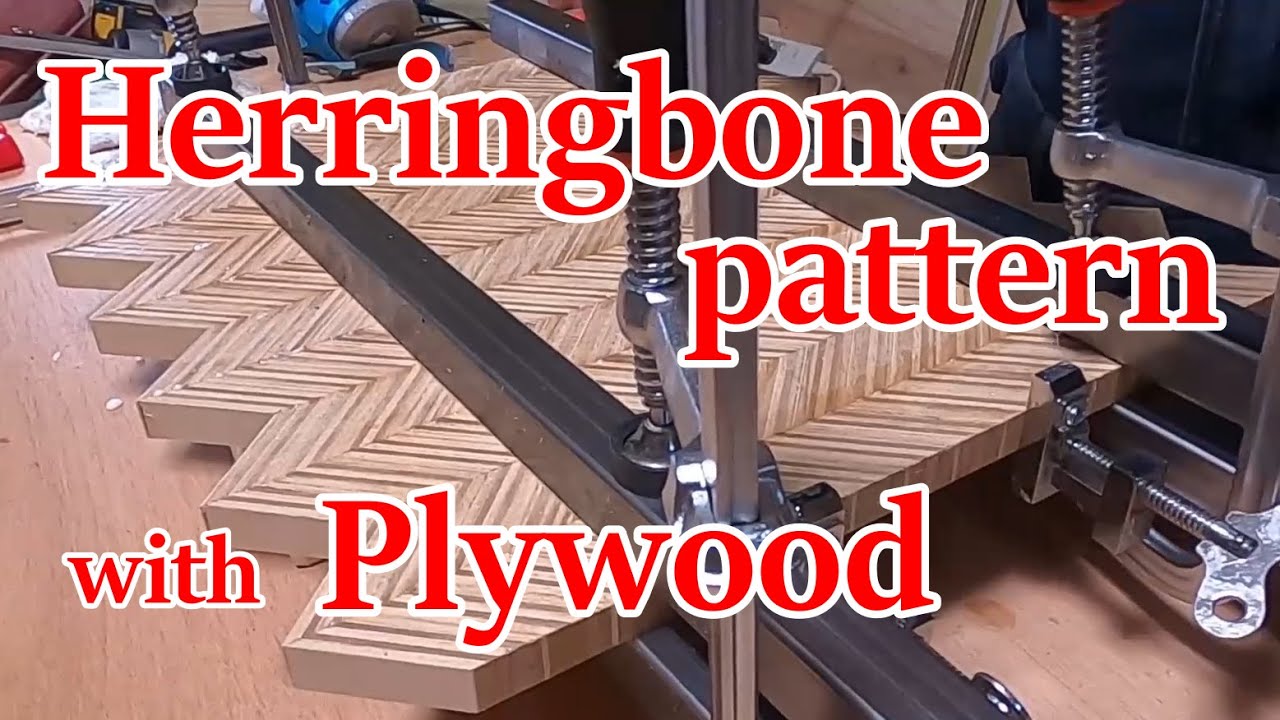 DIY Finger Hockey Game(pucket) - herringbone pattern/AMAZING Woodworking